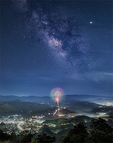 優秀賞「遠花火」コサさん