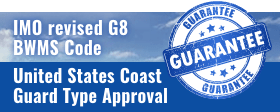 IMO revised G8 BWMS CODE - GUARANTEE