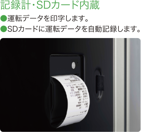 記録計・SDカード内蔵