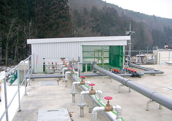 畜産加工廃水(ブロイラー)処理施設